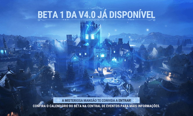 Anúncio de Atualização do Beta 1 da V4.0