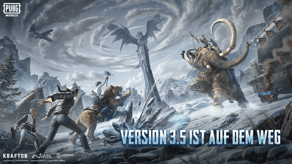 Update-Ankündigung für PUBG MOBILE Version 3.5