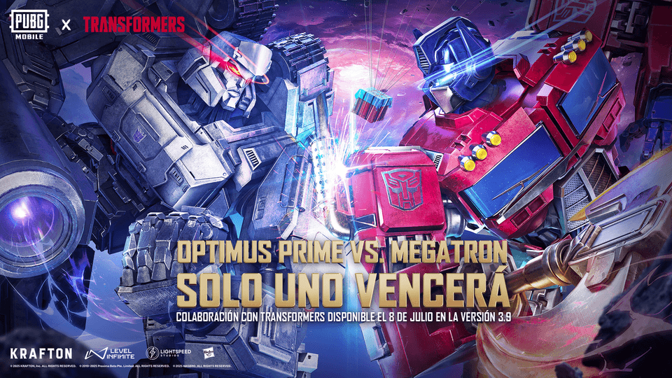 ¡Ya está aquí PUBG MOBILE × Transformers!