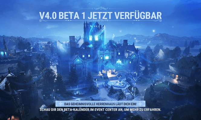 V4.0 – Betatest-Update-Ankündigung 1