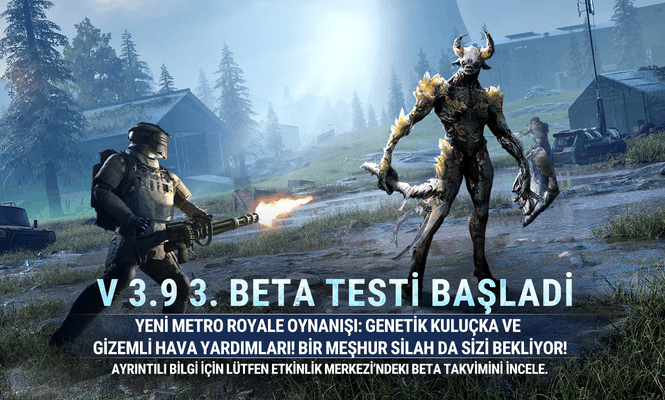 3.9 Sürümü 3. Beta Güncellemesi Duyurusu