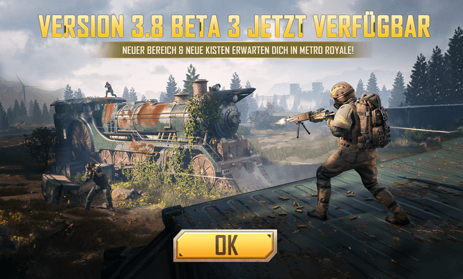 Version 3.8 – Betatest-3-Update-Ankündigung