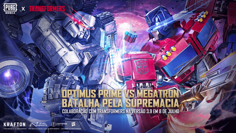 PUBG MOBILE × Transformers chegou!