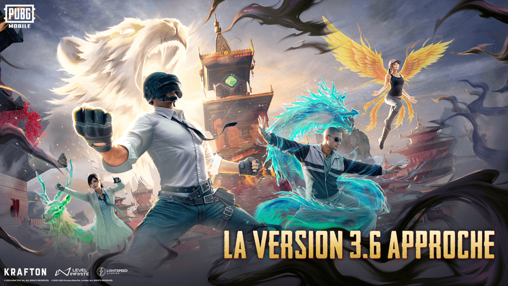 Annonce de la mise à jour 3.6 de PUBG MOBILE