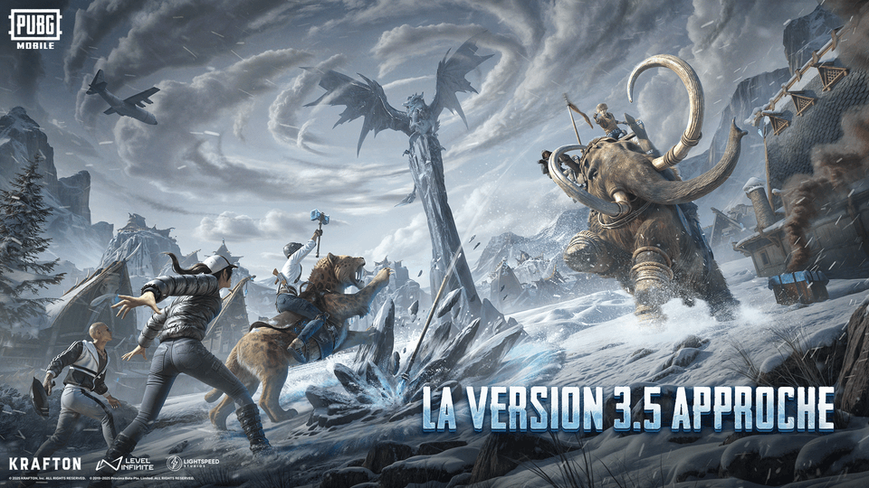 Annonce de la mise à jour 3.5 de PUBG MOBILE