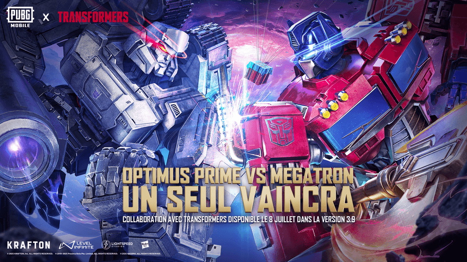 PUBG MOBILE x Transformers est là !
