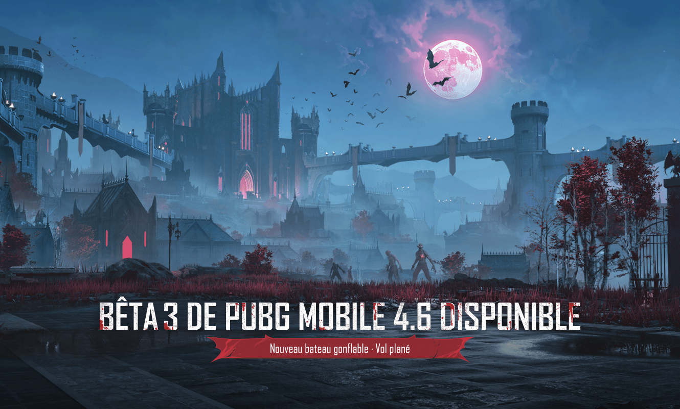 Bêta 3 de PUBG MOBILE 4.6 disponible