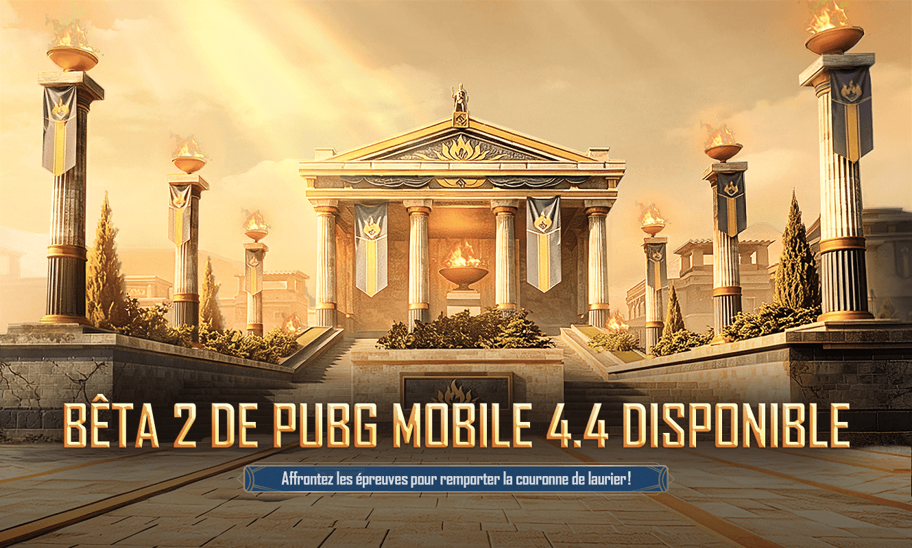 Annonce de la bêta 2 de PUBG MOBILE 4.4