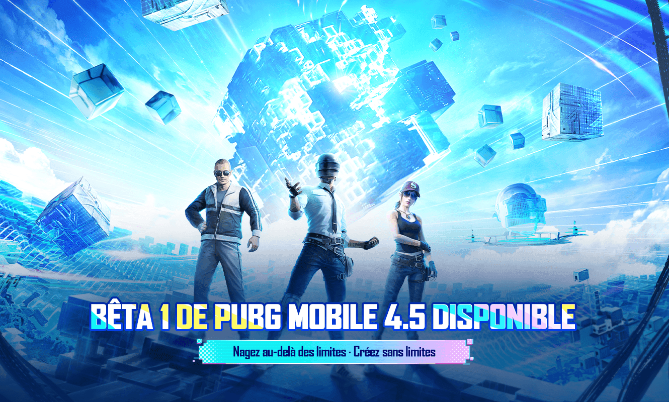 Annonce de la bêta 1 de PUBG MOBILE 4.5