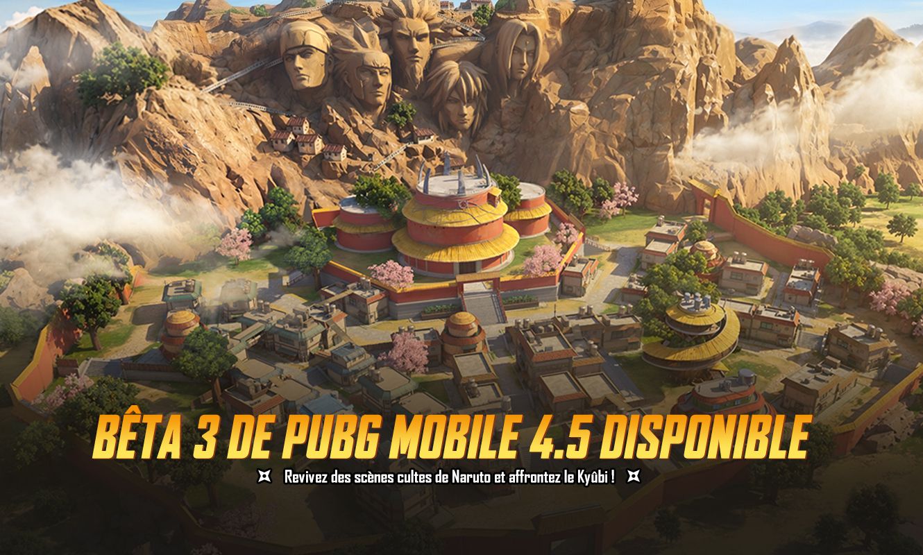 Annonce de la bêta 3 de PUBG MOBILE 4.5