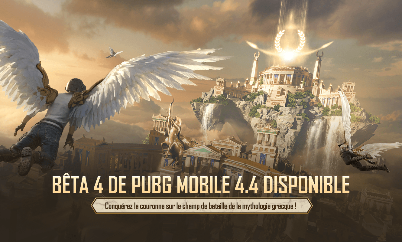 Annonce de la bêta 4 de PUBG MOBILE 4.4