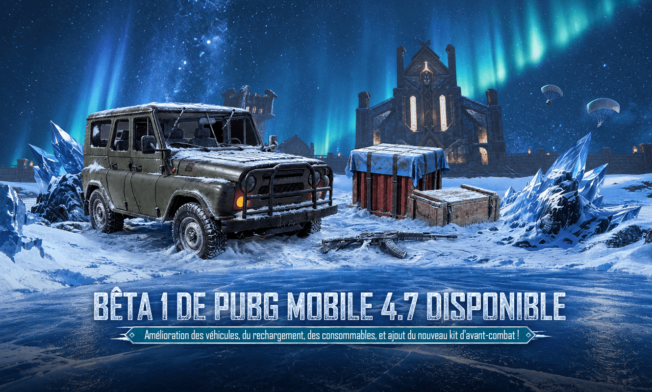 Annonce de la bêta 2 de PUBG MOBILE 4.7