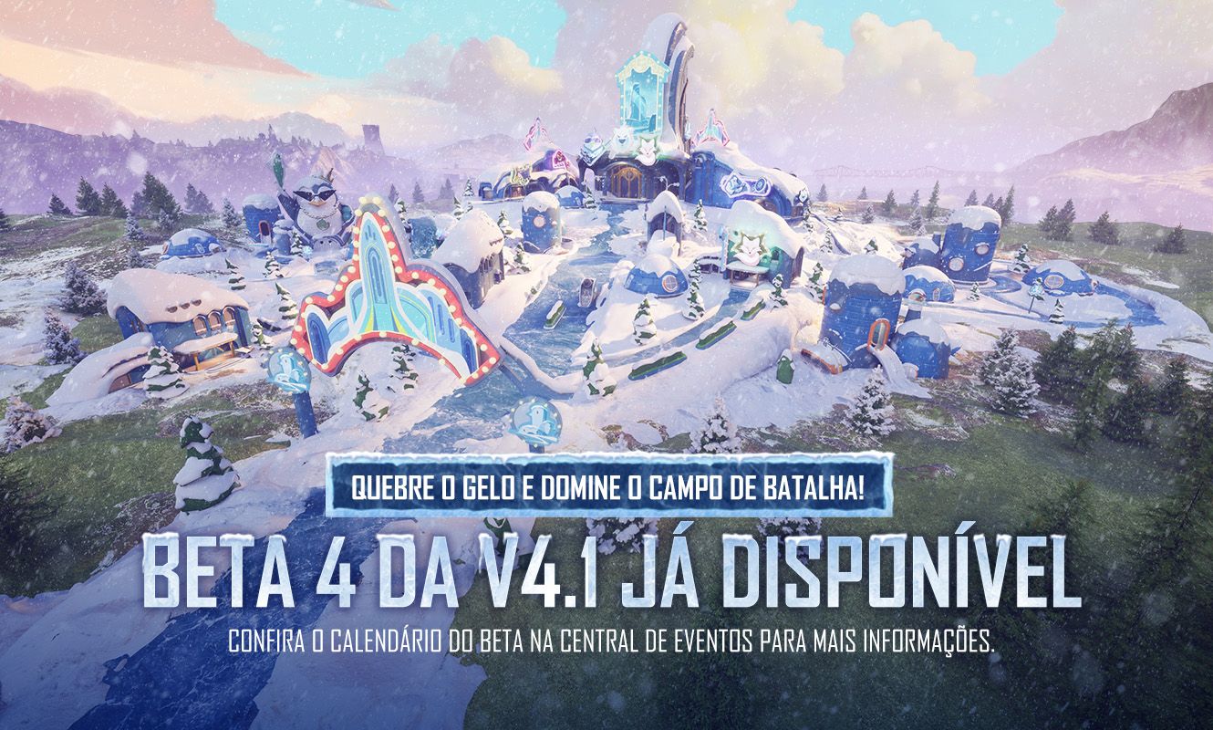 Anúncio de Atualização do Teste Beta 4 da V4.1