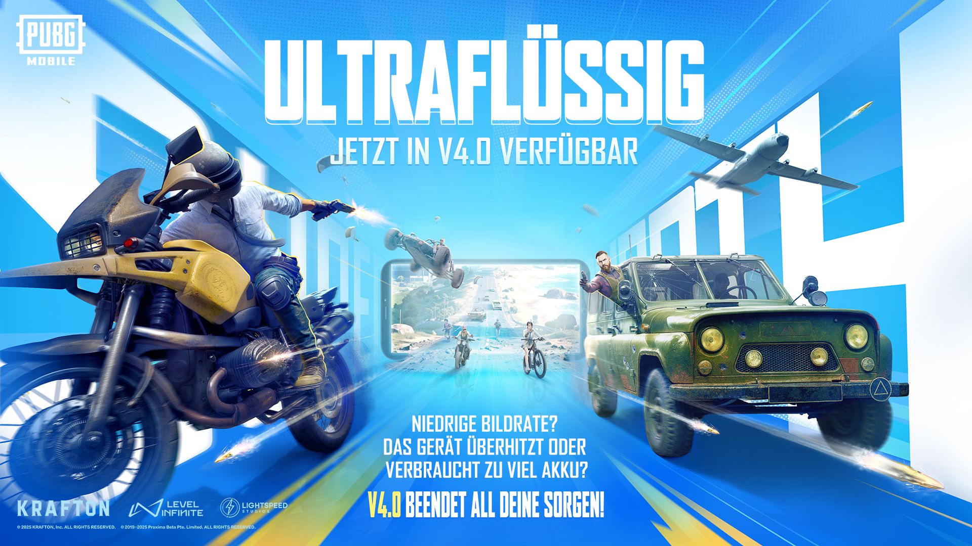 V4.0: Ankündigung zu Tech-Verbesserungen