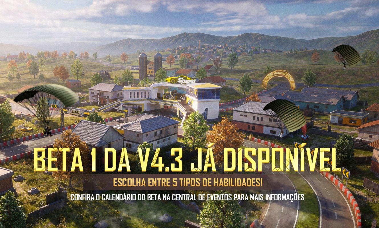 Anúncio de Atualização do Beta 1 da V4.3