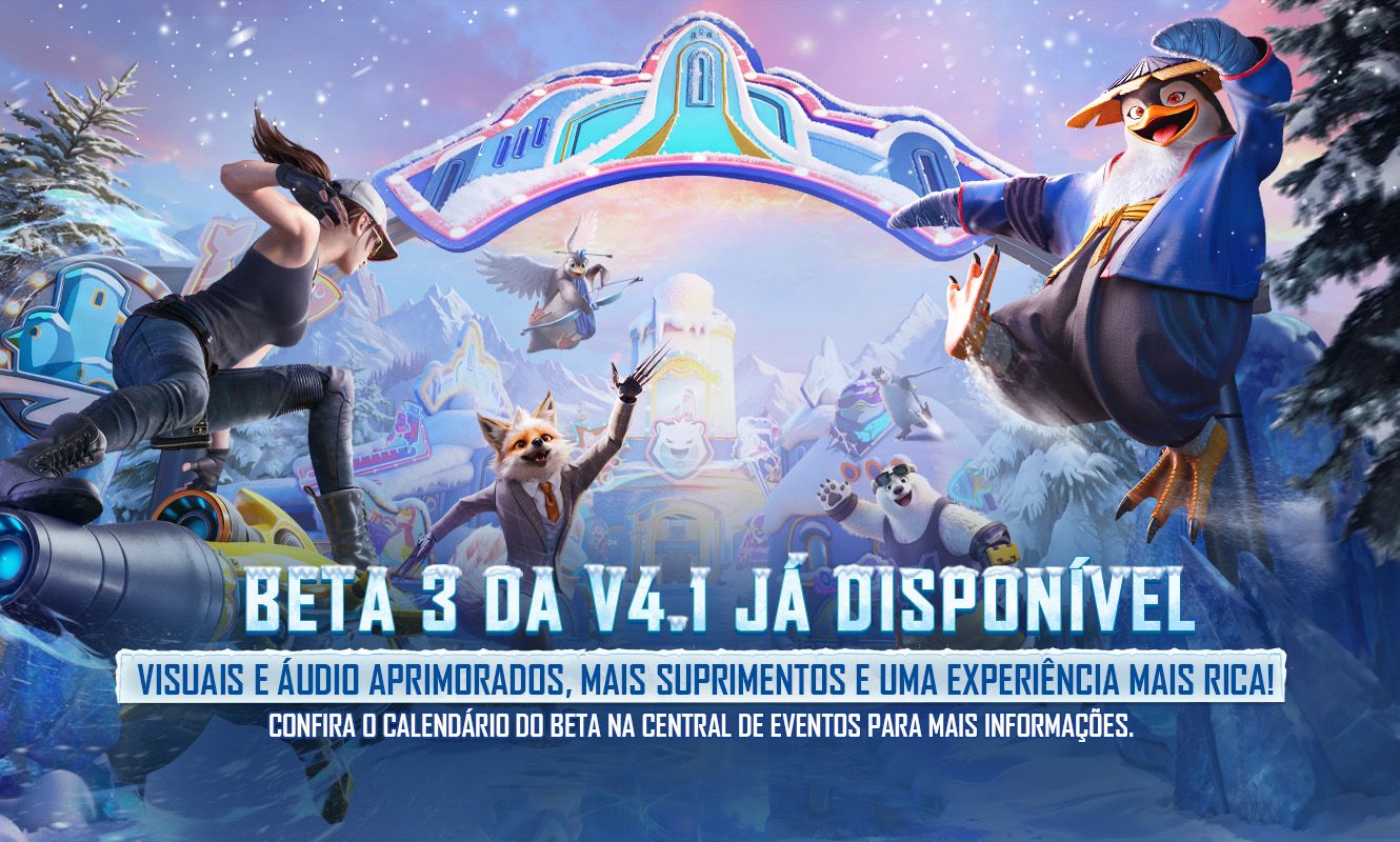 Anúncio do Teste Beta 3 da V4.1